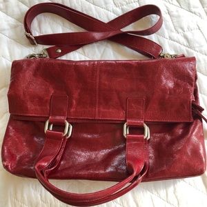Garnet Hill leather bag